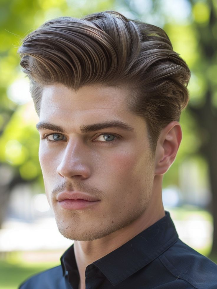 best hairstyle for men for round face shape